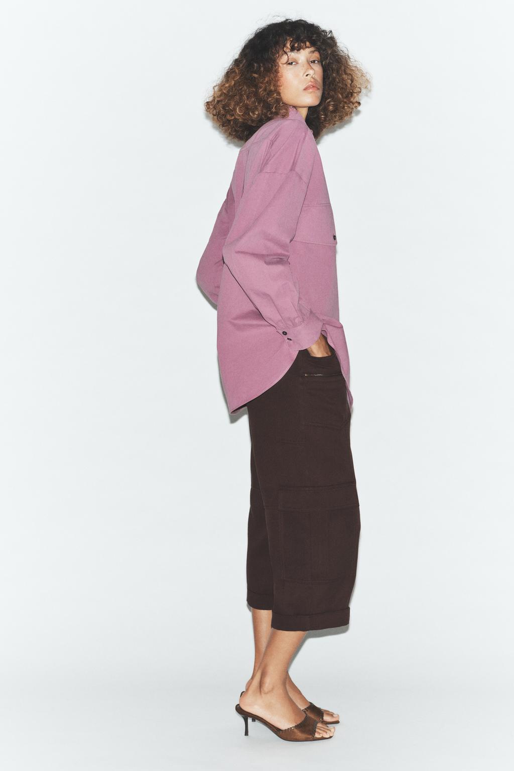 OVERSIZE HIGH-NECK SHIRT