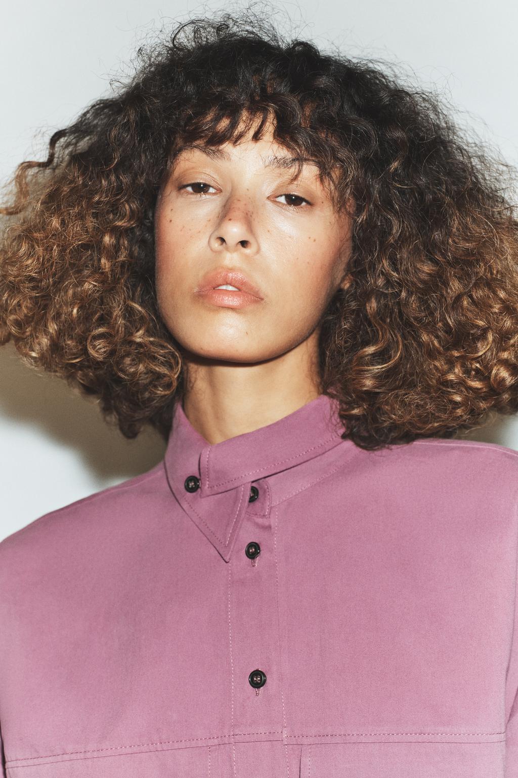 OVERSIZE HIGH-NECK SHIRT