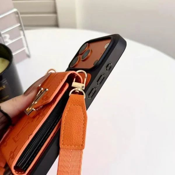 Phone Case with Strap & Card Holder
