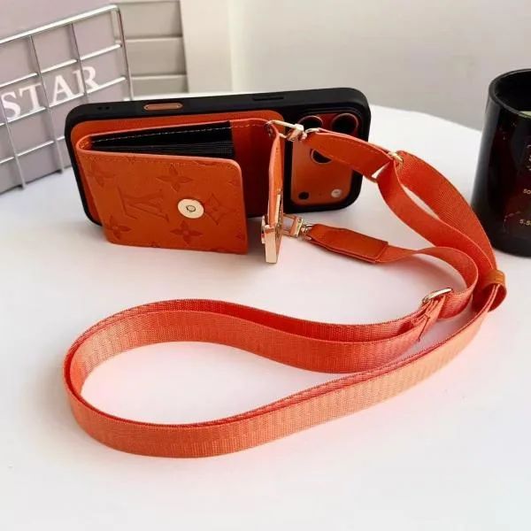 Phone Case with Strap & Card Holder