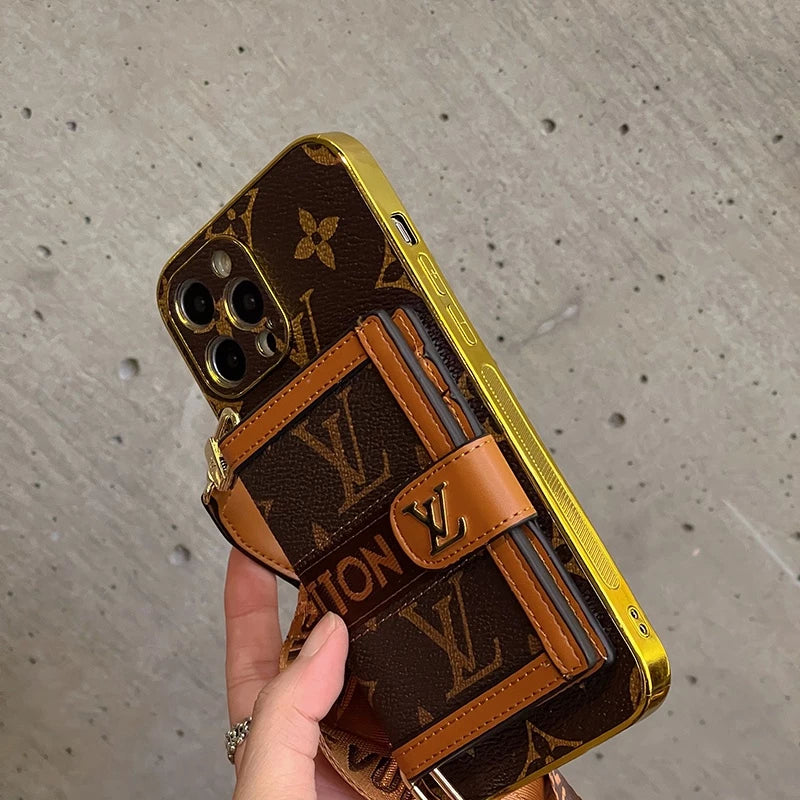 Stylish Phone Case with Shoulder Strap