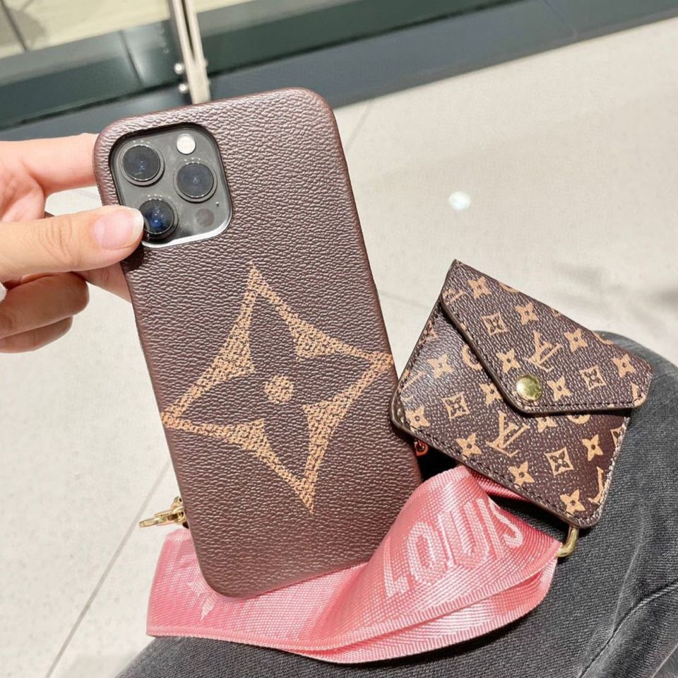 Crossbody Strap Phone Case with Mini Pouch