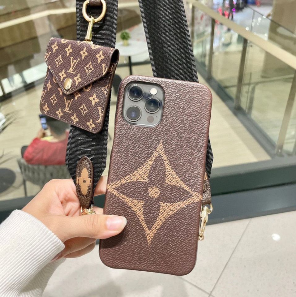 Crossbody Strap Phone Case with Mini Pouch