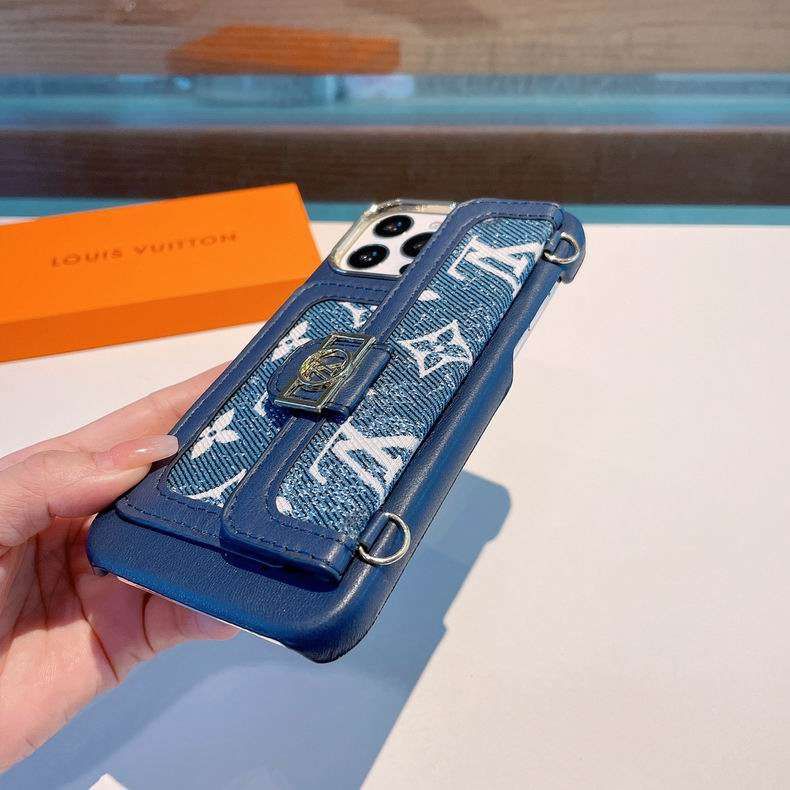 Wallet Phone Case with Chain Strap