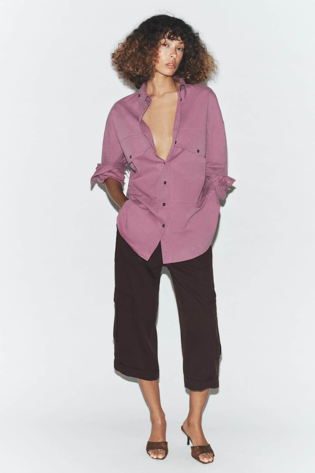 OVERSIZE HIGH-NECK SHIRT