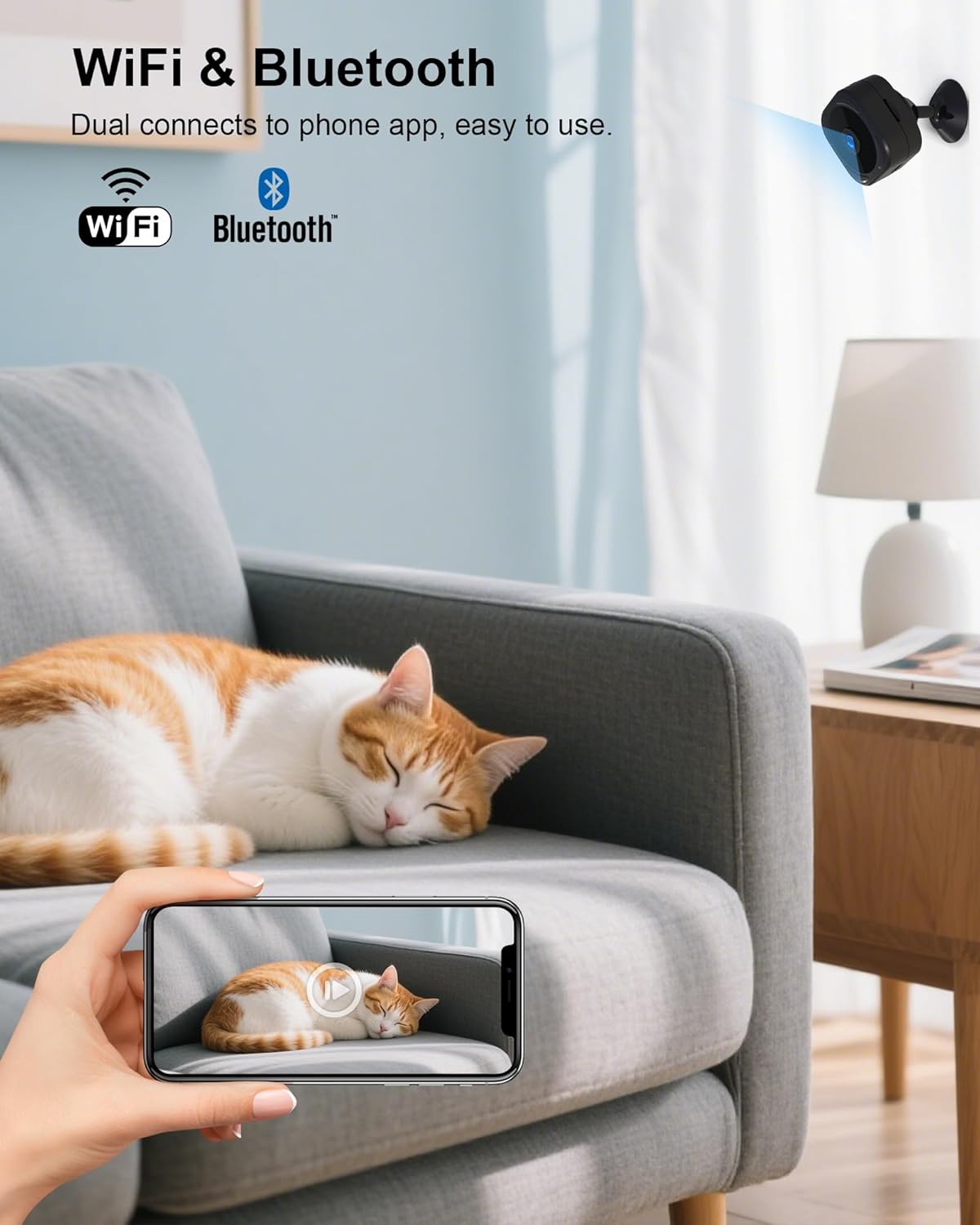 Mini Camera for Indoor Security