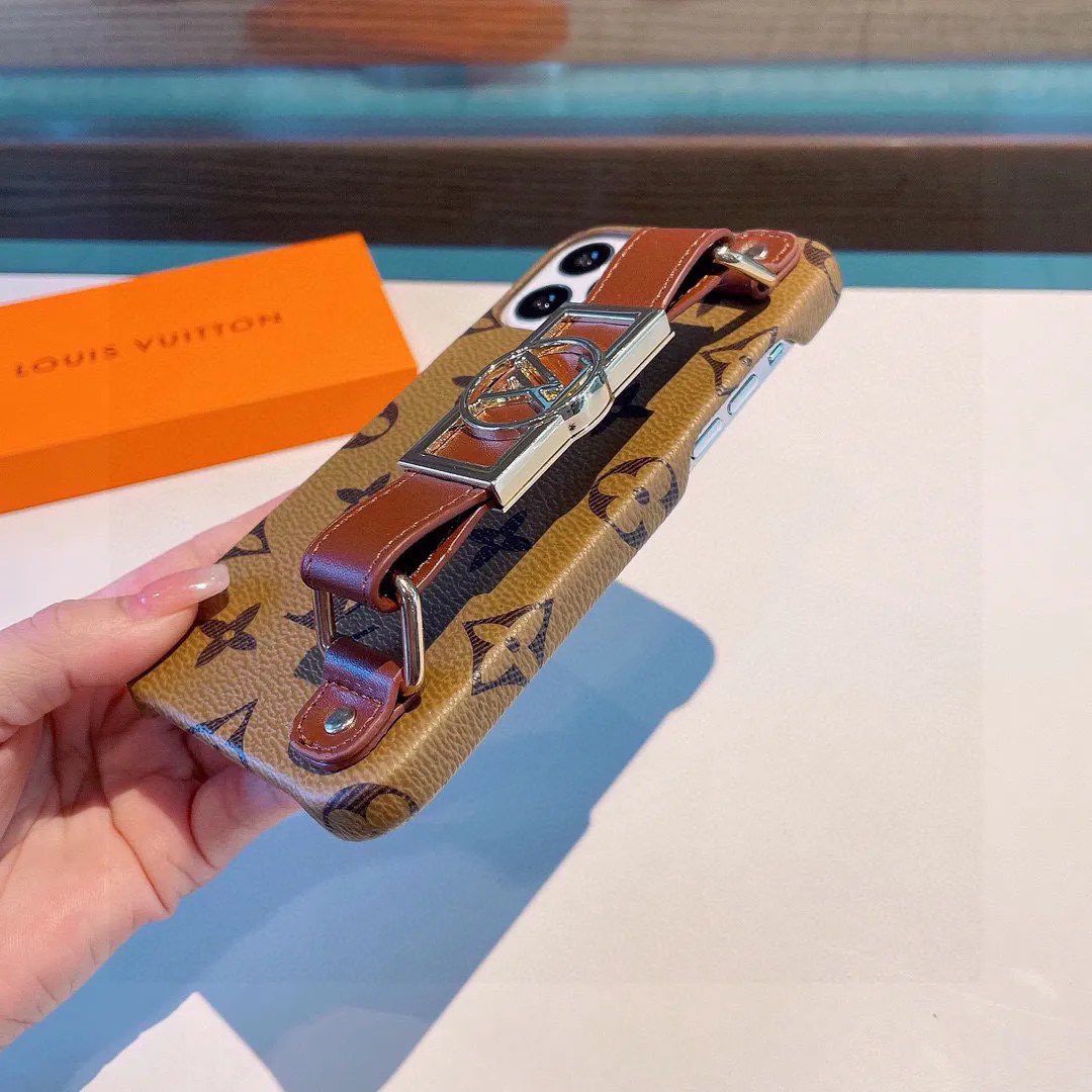 Premium Strap Metal Logo Case