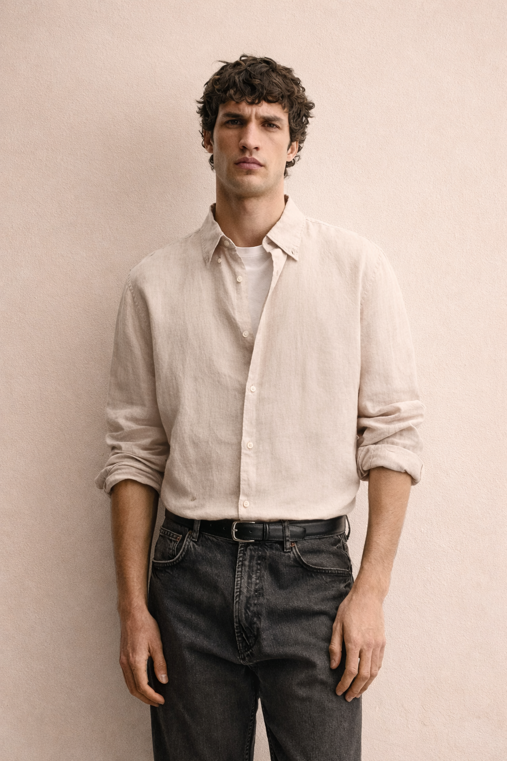 LINEN REGULAR FIT SHIRT