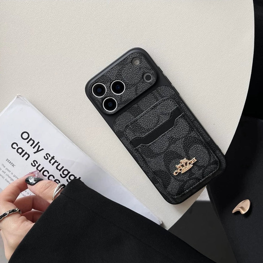 Luxury Leather Wallet Phone Case